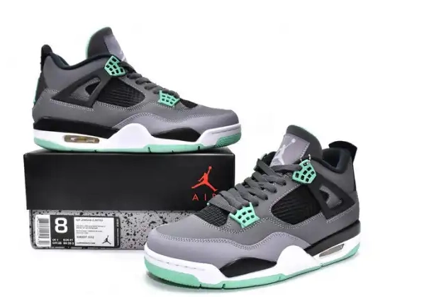 Air 308497-033 Retro 4 Green Glow Jordan 0531